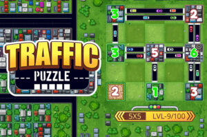 Traffic puzzle game Linky